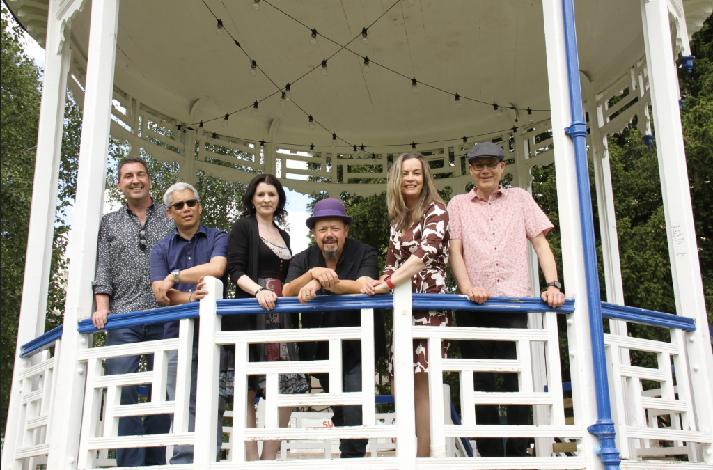 Band performing on stage